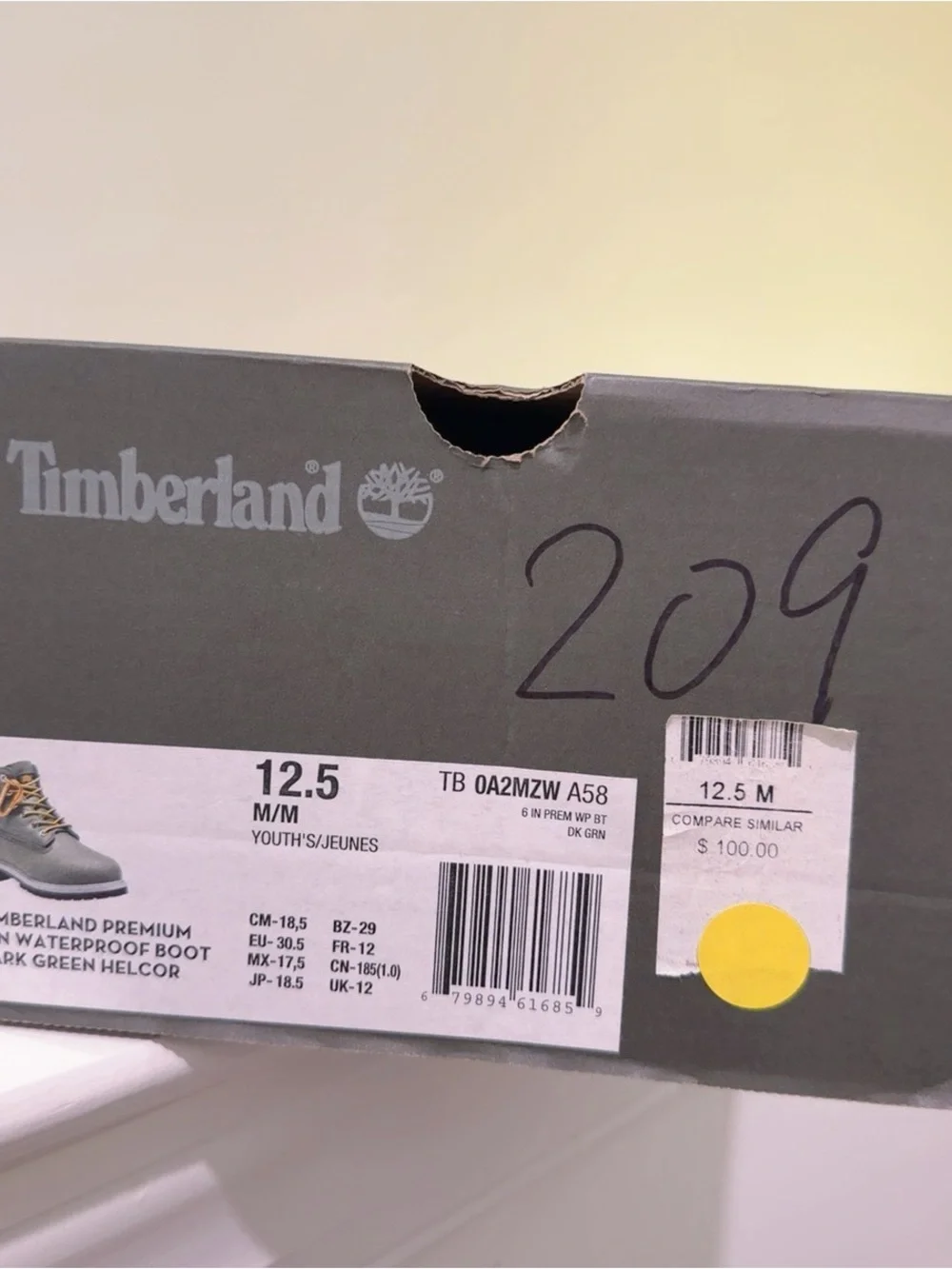 Timberland new box